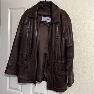 Men’s leather coat